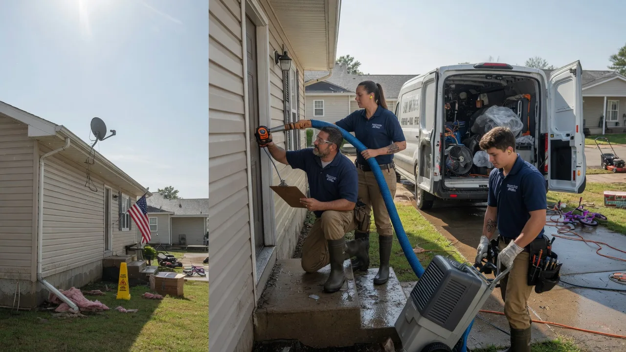 Ceiling Water Damage Restoration in Stevens Point, WI near me